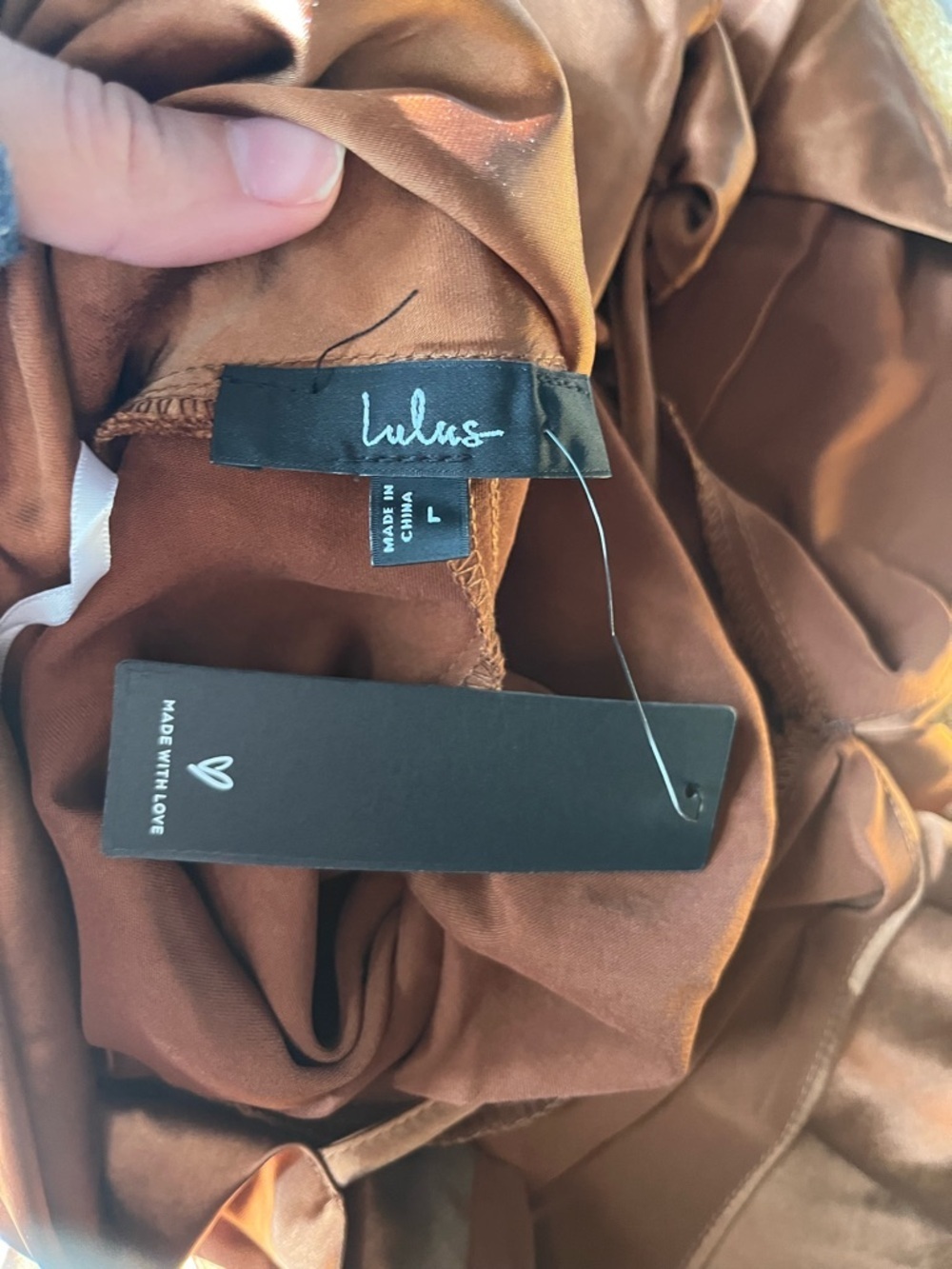 Lulus Incredible Love Brown Satin Cowl Back Midi Slip Dress - Picture 9 of 13